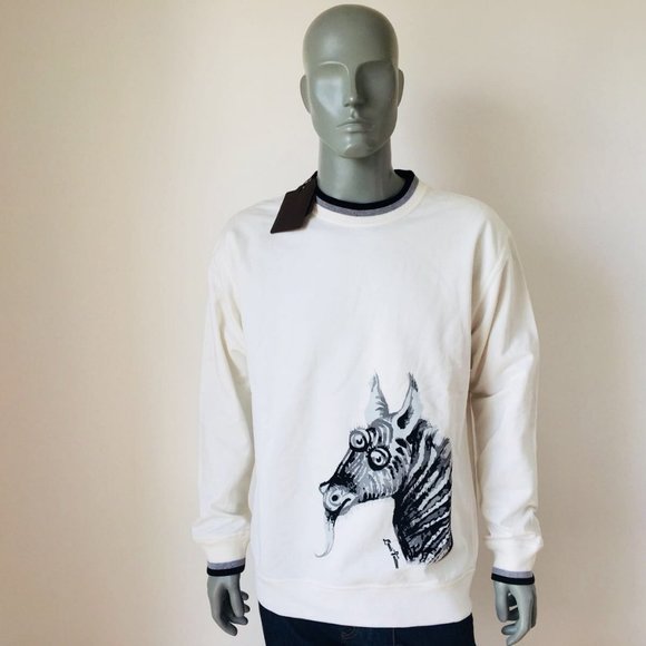 New Authentic Louis Vuitton Chapman Zebra Sweater - Picture 11 of 11